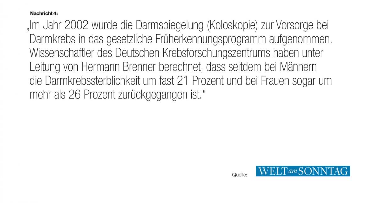 7 Gute Nachrichten - Nachricht 4