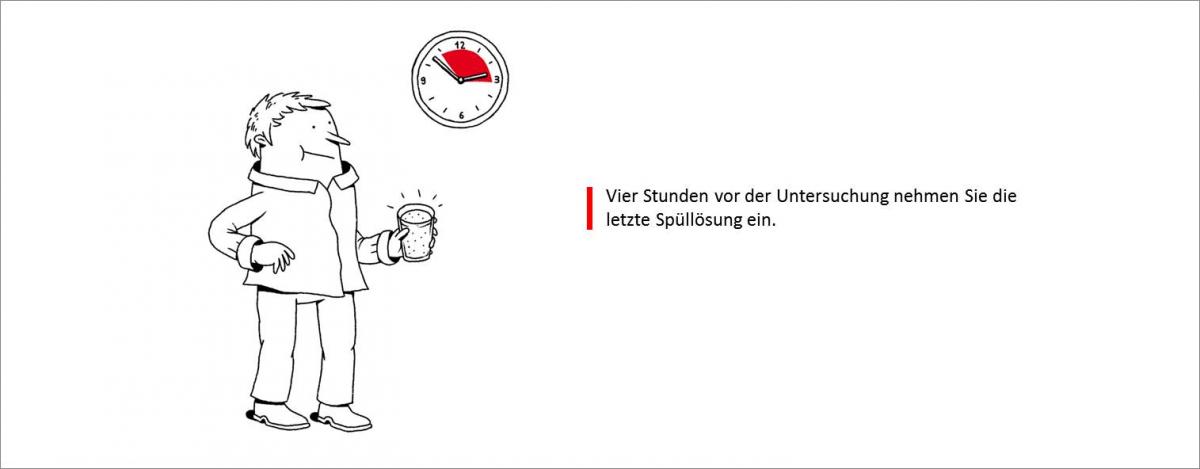 Schritt für Schritt durch die Darmspiegelung. Comic der Felix Burda Stiftung